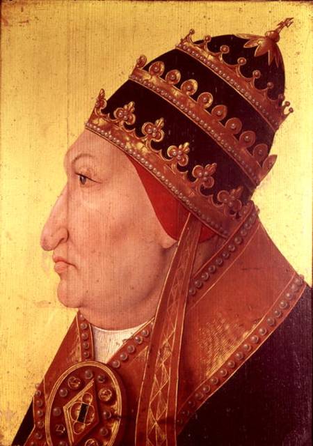 Portrait of Rodrigo Borgia (1431-1503) Pope Alexander VI de German School