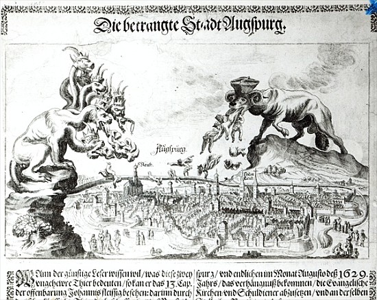 The City of Augsburg forced to accept Catholic Domination in 1629 de German School