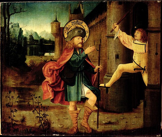 The Expulsion of Saint Roch from Rome de German School