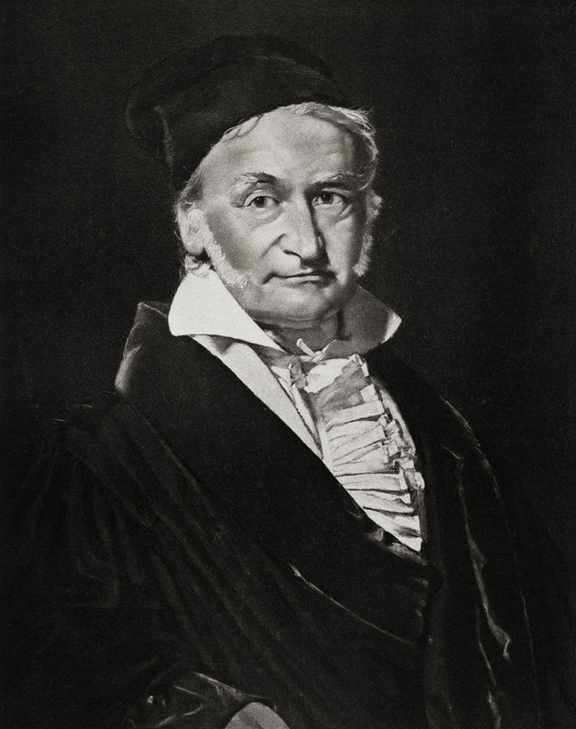 Karl Friedrich Gauss de German School, (19th century)