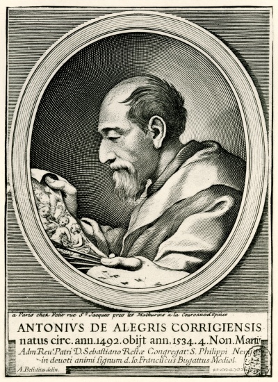 Antonio Allegri da Correggio de German School, (19th century)