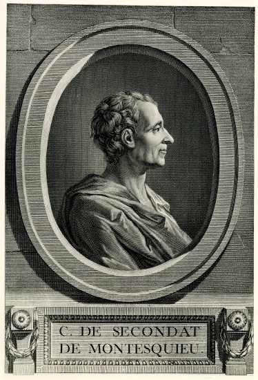 Charles de Secondat de Montesquieu de German School, (19th century)