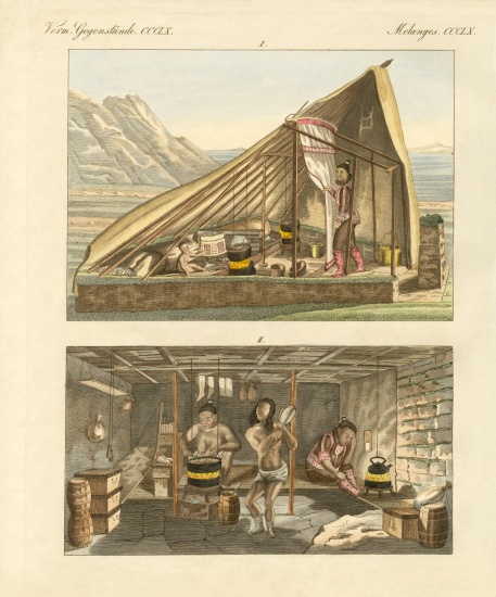 Flats of the Greenlanders de German School, (19th century)