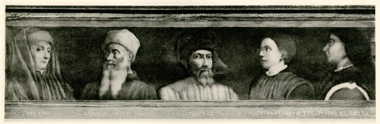 Giotto di Bondone , Paolo Uccello , Donatello , Antonio Manetti , Filippo di der Brunellesco de German School, (19th century)