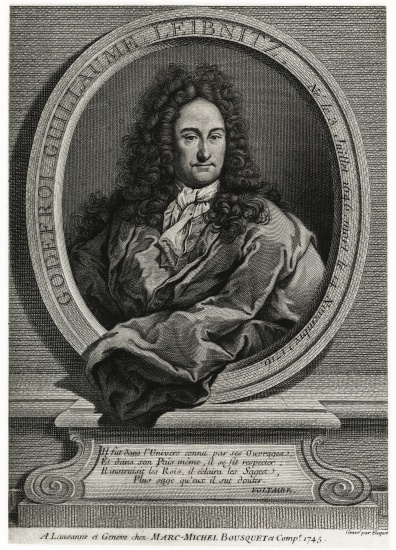 Gottfried Wilhelm Leibniz de German School, (19th century)