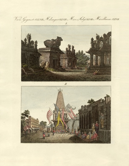 Indians curiosities de German School, (19th century)
