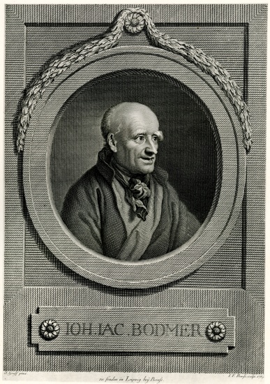 Johann Jacob Bodmer de German School, (19th century)