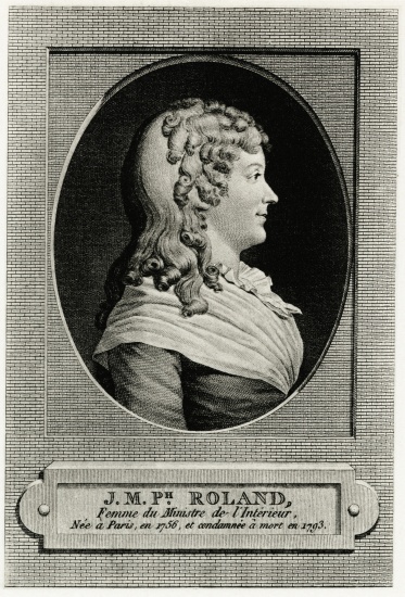 Marie Jeanne Roland de German School, (19th century)