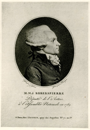 Maximilien Marie Isidore de Robespierre de German School, (19th century)