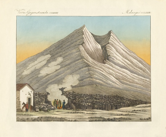 Mount Etna of Sicily de German School, (19th century)