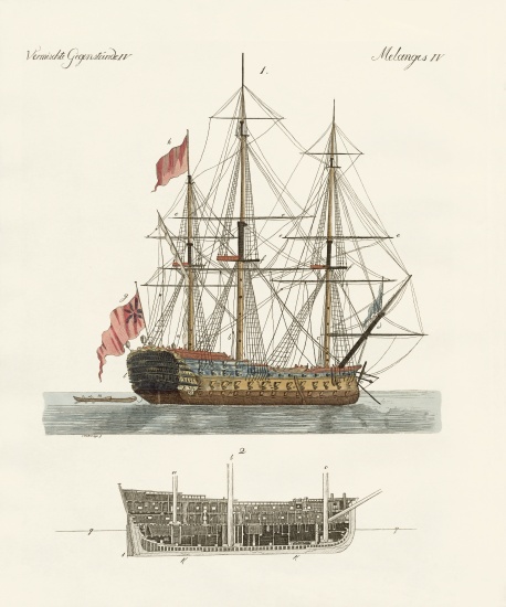 Ships de German School, (19th century)