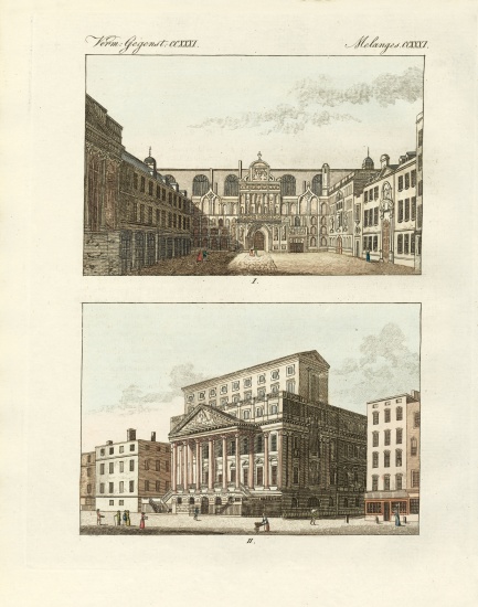 Strange public buildings in London de German School, (19th century)
