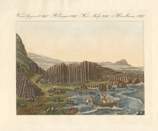 The giant dike in Ireland de German School, (19th century)