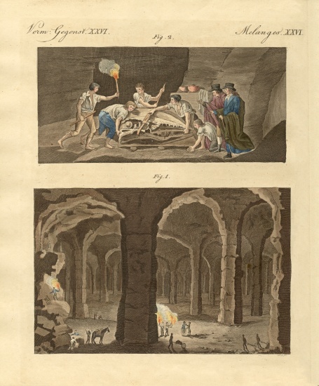 The Maastricht caves de German School, (19th century)