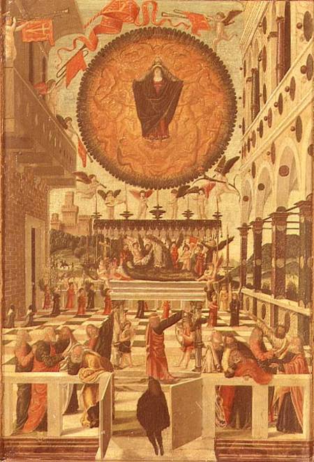 The Dormition and Assumption of the Virgin de Gerolamo  da Vicenza