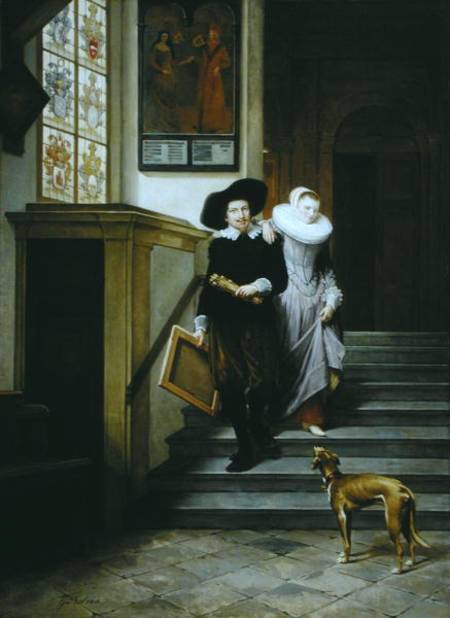 Frans Hals (1580-1666) and His Wife Lysbeth Reyniersdr de Gerrit Postma