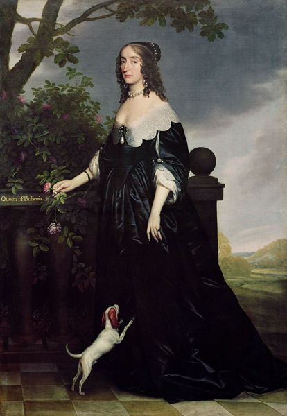 Elizabeth Stuart (1596-1662), Queen of Bohemia de Gerrit van Honthorst
