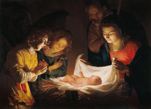 Adoration of the baby, c.1620