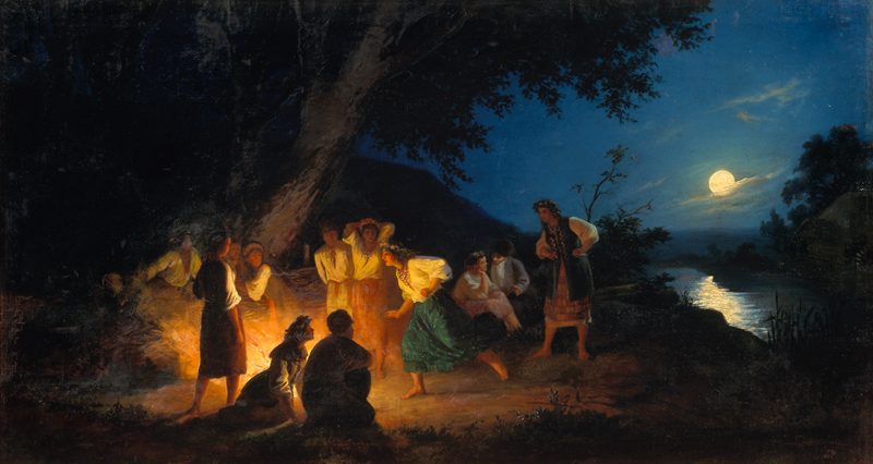The Ivan-Kupala night. de G.I. Semiradski