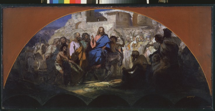 The Entry of Christ into Jerusalem de G.I. Semiradski