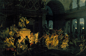 Roman orgy de G.I. Semiradski