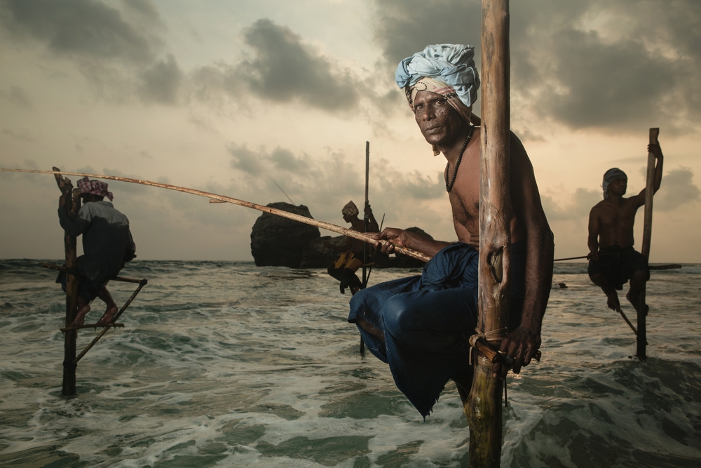 The Stilt Fisherman. de Giacomo Bruno