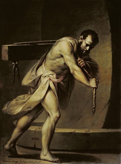 Samson in the treadmill de Giacomo Zampa