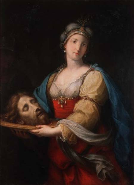 Salome with the head of St. John the Baptist (pair of 78387) de Giacomo Zoboli