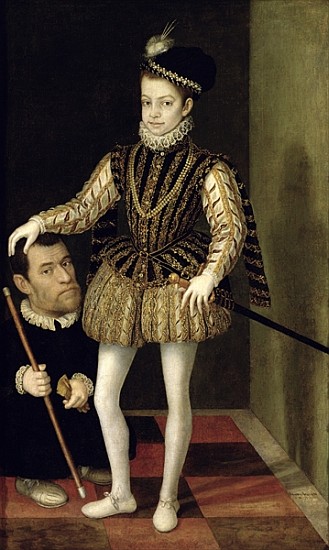 Portrait of Carlo Emanuele I (1562-1630) Duke of Savoy, c.1570 de Giacomo (L'Argenta) Vighi