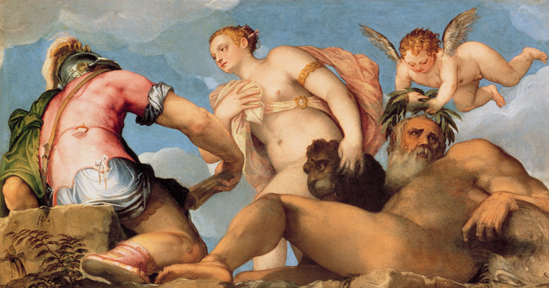 G.Zelotti / Mars, Venus and Neptune de Giambattista Zelotti
