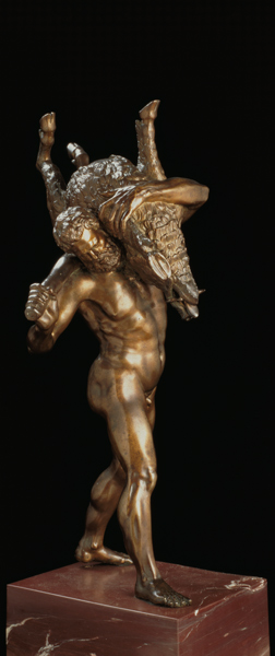 Hercules and the Erymanthian Boar de Giambologna