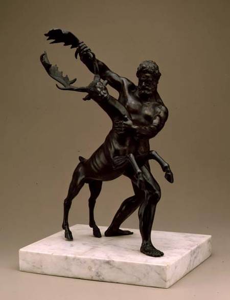 Hercules and the Arcadian Stag de Giambologna