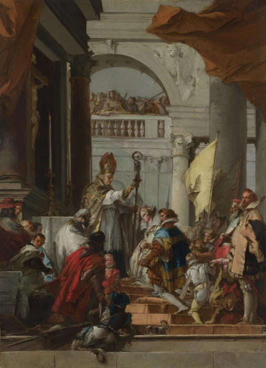 The Marriage of Frederick Barbarossa de Giandomenico Tiepolo