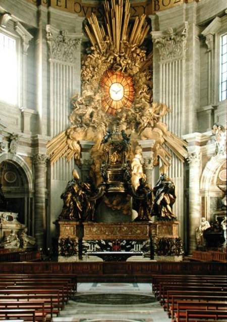 The chair of St. Peter de Gianlorenzo Bernini