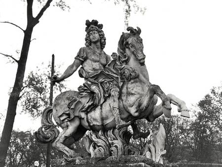 Equestrian statue of Louis XIV (1638-1715) de Gianlorenzo Bernini