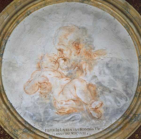 G.L.Bernini /Joseph w.Boy Jesus/ Draw. de Gianlorenzo Bernini