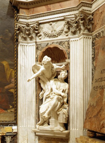 Habakkuk and the angel / Bernini / 1657 de Gianlorenzo Bernini
