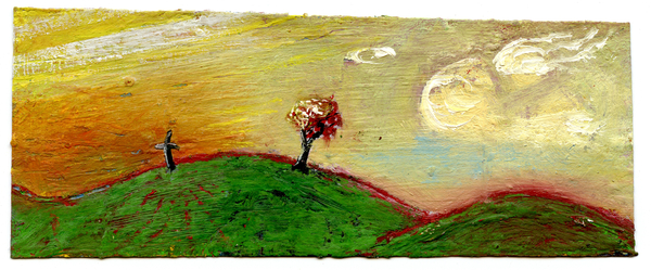 Tree and Cross, Sunset de Gigi Sudbury
