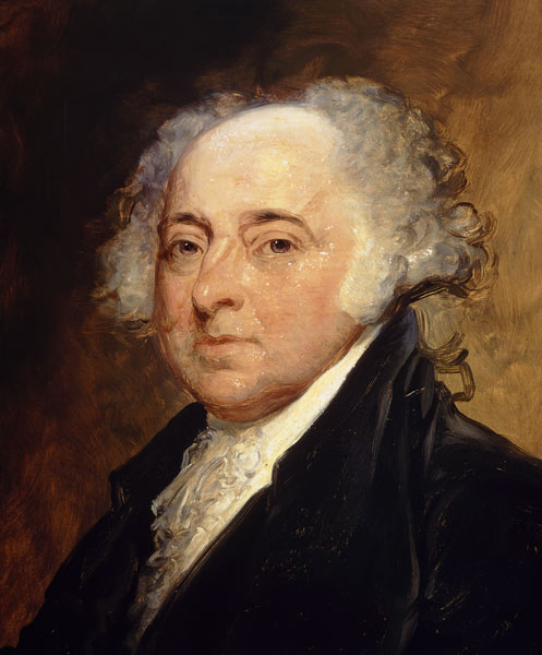 Portrait of John Adams (1735-1826) Second President of the United States of America (1797-1801) de Gilbert Stuart