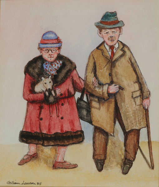 Elderly Couple de  Gillian  Lawson