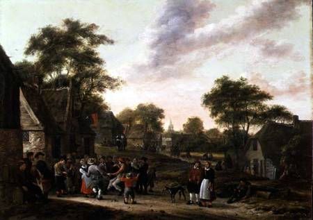 Peasants at a Dance de Gillis Rombouts