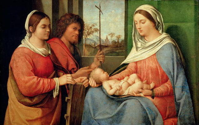 Madonna and Child with Saints de Giorgio Giorgione