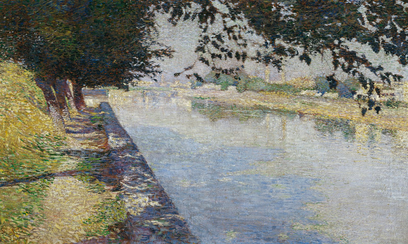 On banks of Arno, 1891 de Giorgio Kienerk