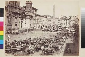 Markt auf der Piazza Navona in Rom