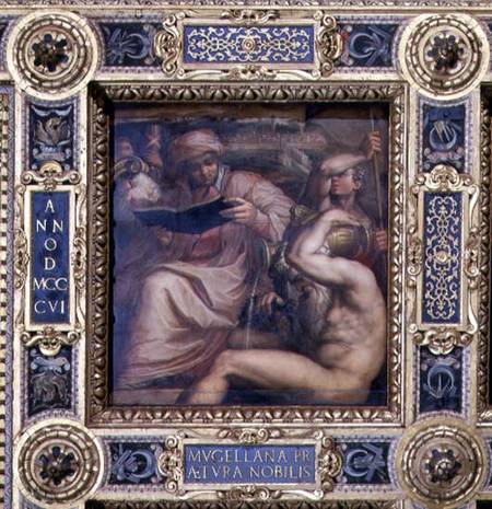 Allegory of the Mugello region from the ceiling of the Salone dei Cinquecento de Giorgio Vasari