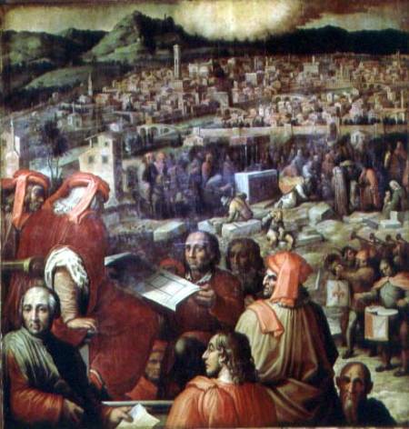 The Expansion of Florence from the ceiling of the Salone dei Cinquecento de Giorgio Vasari
