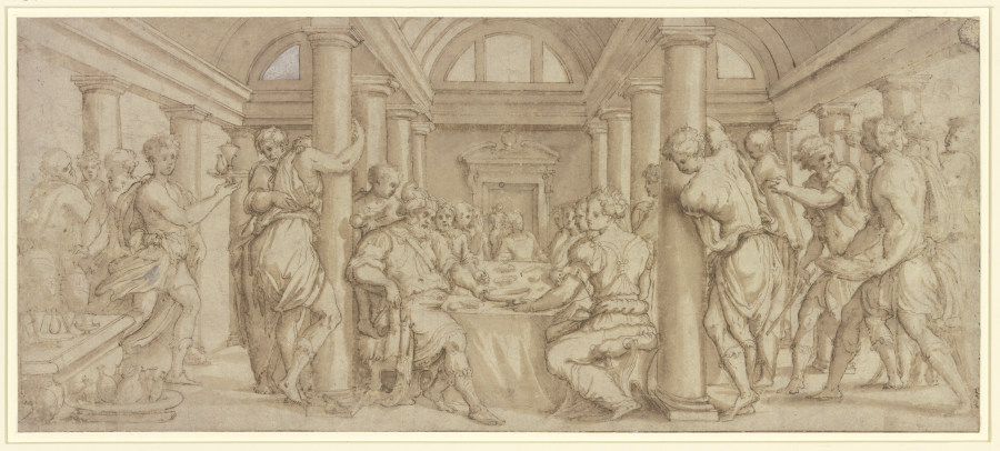 The Wedding of Esther and Ahasuerus de Giorgio Vasari