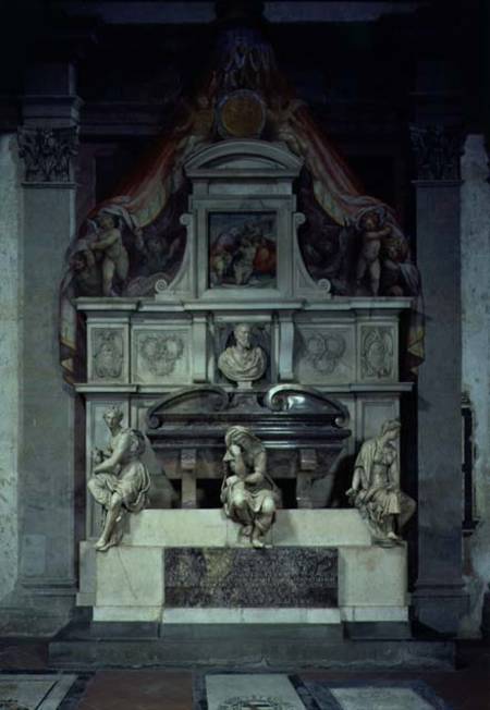 Monument to Michelangelo Buonarroti (1475-1564) de Giorgio Vasari