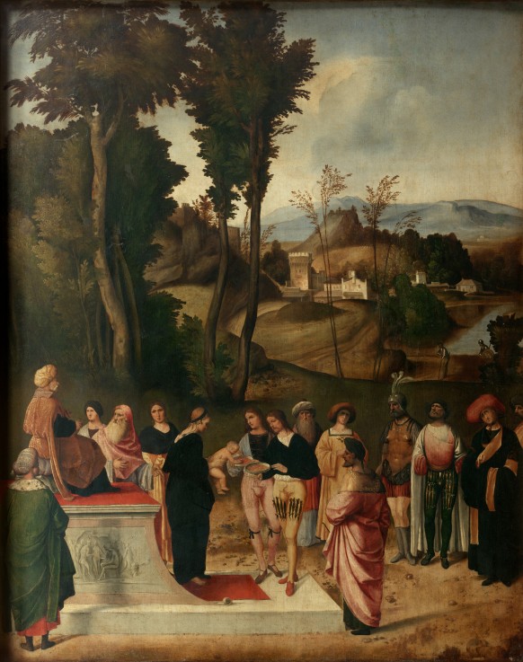 Moess Undergoes Trial by Fire de Giorgione