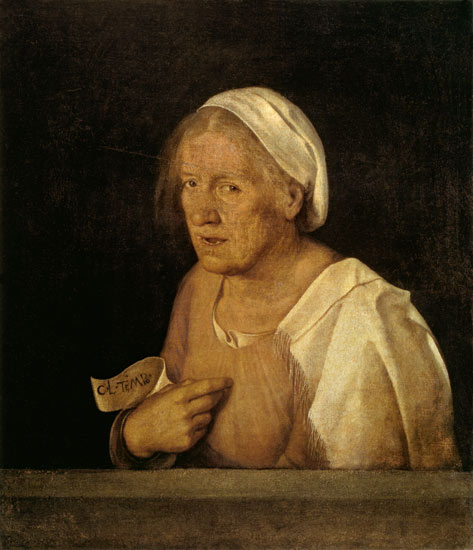 La vieille de Giorgione (eigentl. Giorgio Barbarelli oder da Castelfranco)